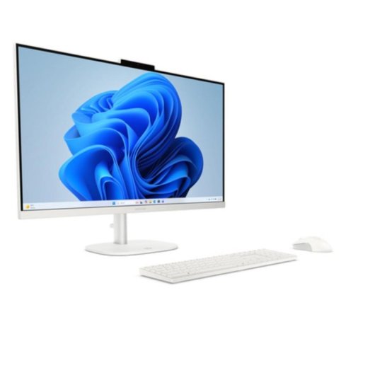 Ordenador Todo en uno HP OmniStudio 27-cu0005ns Intel Core i5-1334U 16GB 512GB SSD Iris Xe 27" Windows 11 Home Blanco algodón