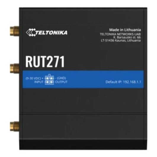 Router Teltonika RUT271 4G LTE 100 Mbps WiFi 4 Industrial Negro