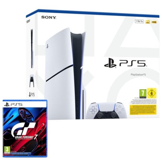 Sony PlayStation 5 Slim Chasis E + Gran Turismo 7