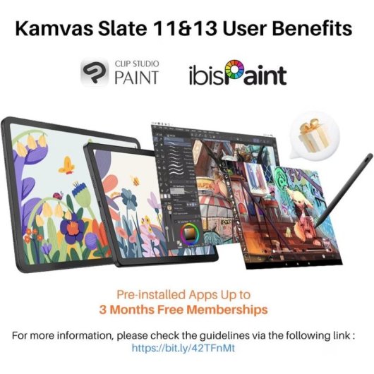 Tableta gráfica Huion Slate 13 12.2" 1920x1200 4096 níveis Android
