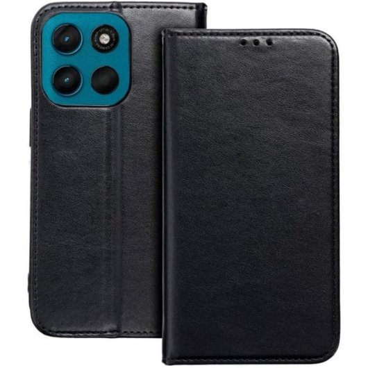 Funda para móvil Cool Flip Cover Cuero sintético Negro para Motorola Moto G57 5G / G57 Power