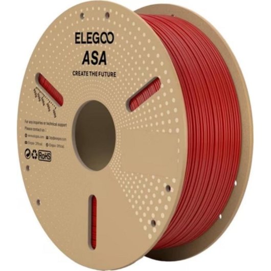 Filamento ASA Elegoo 50.203.0739 Rojo 1,75 mm Alta Durabilidad UV