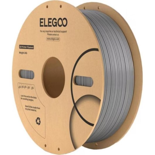 Filamento ABS Elegoo 50.203.0644 Gris Durable 1,75 mm Alta Resistencia