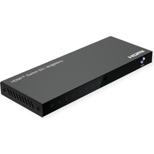 Switch Vidéo Roline 5x1 HDMI 4K60 avec Télécommande