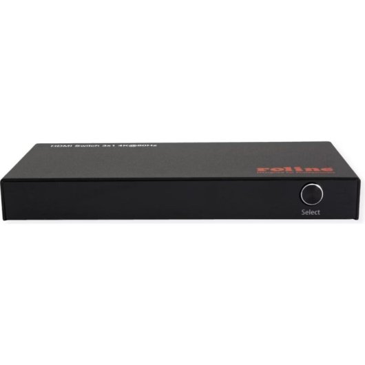 Conmutateur HDMI Roline 3x1 4K60 avec Télécommande et USB