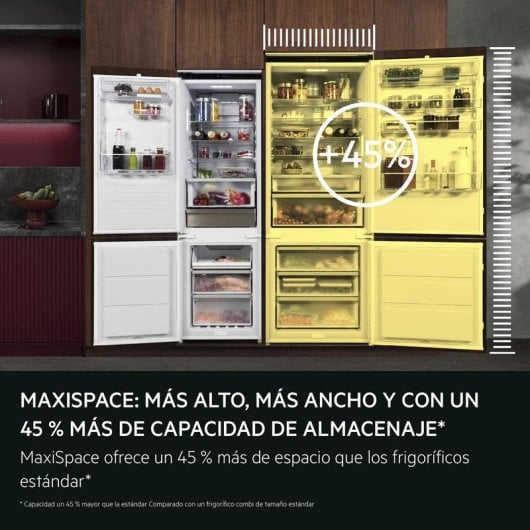 Frigorífico Combi AEG NSC7T751ES No Frost 188cm 375L E Blanco