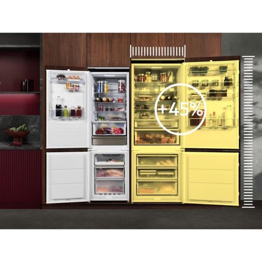 Frigorífico Combi AEG NSC7T751ES No Frost 188cm 375L E Blanco