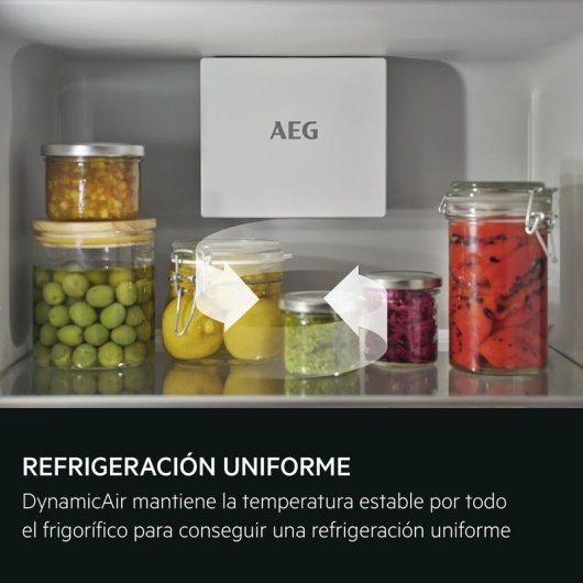 Frigorífico Combi AEG NSC7T751ES No Frost 188cm 375L E Blanco