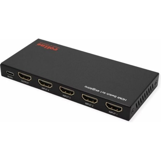 Switch HDMI Roline 4x1 Ultra HD 4K60 avec télécommande