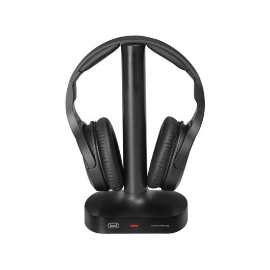 Auriculares Trevi FRS 1480 R sans fil et filaire Bluetooth musique noir