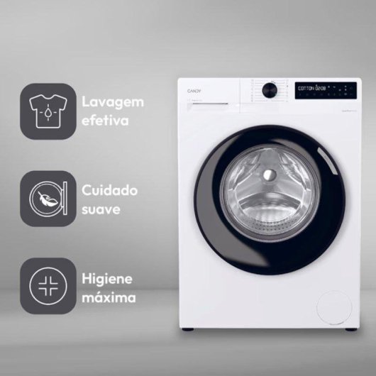 Máquina de Lavar Roupa Candy Prowash 500 13 Kg 1400rpm A Branco Wi-Fi