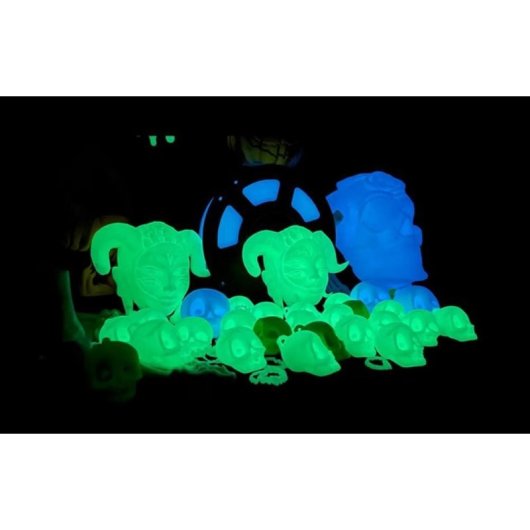 Filamento PLA Sunlu PLA Glow TB Tech Blue 1,75 mm Brillante UV