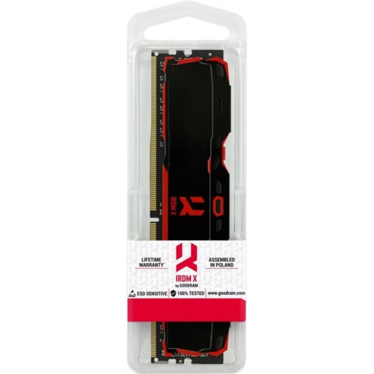 Memoria RAM GoodRam IRDM X 16GB 2x8GB DDR4 3200MHz CL16 Negra
