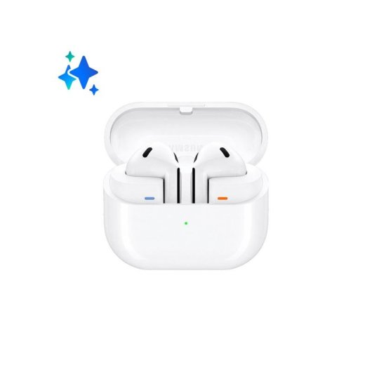 Auriculares Samsung Galaxy Buds3 inalámbricos Bluetooth con Cancelación Activa de Ruido, IP57 y micrófono, blanco