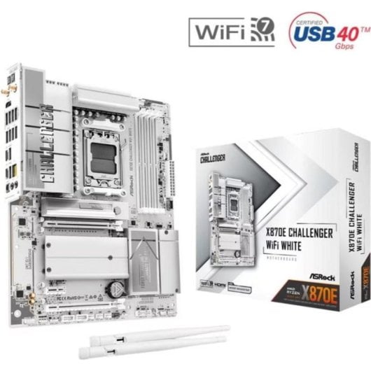 Scheda Madre Asrock X870E Challenger X870E AM5 DDR5 ATX WiFi 7 PCIe 5.0 256GB