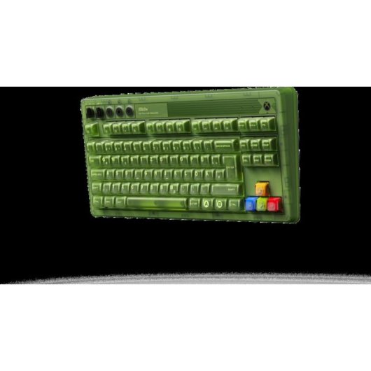 Teclado 8BitDo Retro Mechanical Xbox Edition mecánico QWERTZ con RGB y hot-swappable