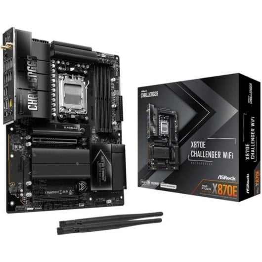 Placa Base AsRock X870E Challenger AMD X870E AM5 DDR5 ATX WiFi 6E PCIe 5.0