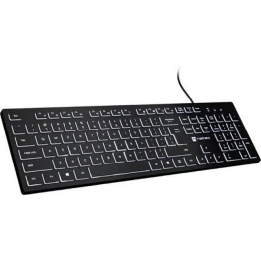 Teclado Genesis NKL-2342 magnético con retroiluminación y teclado numérico USB