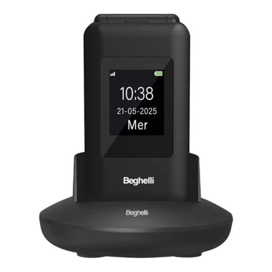 Teléfono móvil Beghelli SLV41 Senior 4G Negro 2.8" SIM única