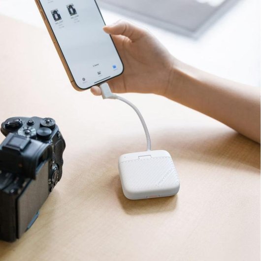 Lettore di schede USB-C PGYTECH CreateMate Bianco