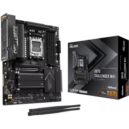 Schede Madri AsRock X870 Challenger AMD X870 AM5 DDR5 ATX WiFi 7 PCIe 5.0 Bluetooth