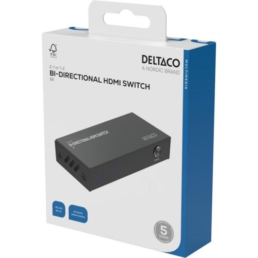 Deltaco HDMI-7052 Video-Switch 3 Eingänge 3 Ausgänge 8K Ultra HD