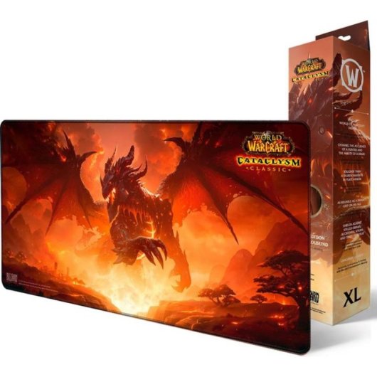 Mausmatte Gaming XL Blizzard World of Warcraft Cataclysm Classic Textil Multicolor