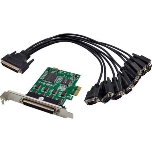 Tarjeta de Red Inline 76660Z PCIe RS-232 230,4 Kbit/s 8 Puertos FIFO 256 B