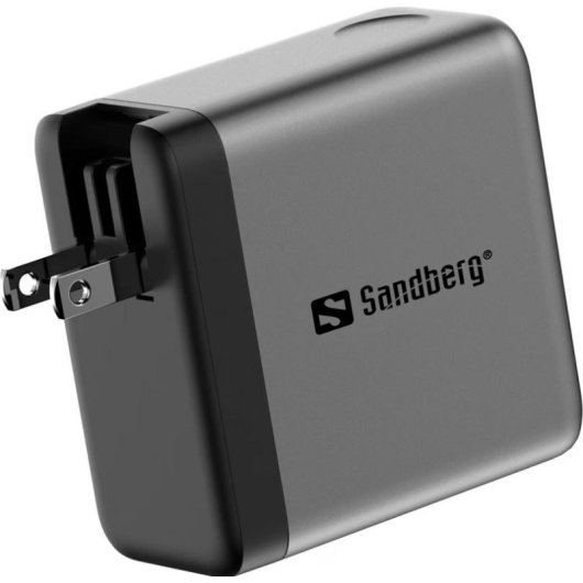 Caricatore Sandberg Travel Charger PD100W Display USB-C e USB-A