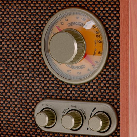 Radio Portátil Adler AM/FM 10W Bluetooth Marrón