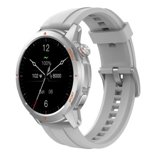 Beafon 601_EU001S Bluetooth GPS NFC 36mm AMOLED Argento M Resistente Acqua IP68