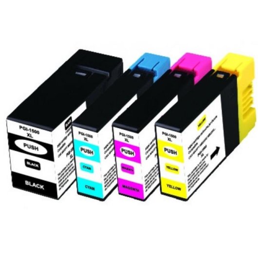 Cartouche Tinte Canon T3AZUR CJ1500XLUPP4 Multicolor 4 Pièces
