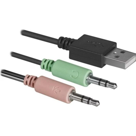 Colunas Defender PC 2.0 USB 8W potência design compacto preto