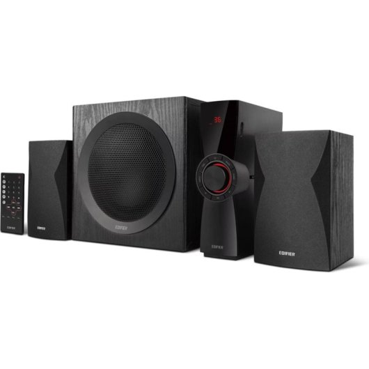 Lautsprecher Edifier 2.1 Bluetooth USB 69W mit Subwoofer und Fernbedienung