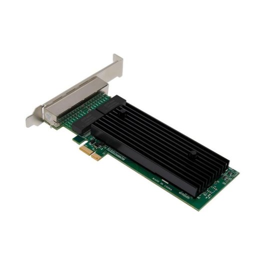 Netzwerkkarte MicroConnect MC-PCIEX1-82575-Q PCIe x1 4 Ports Gigabit Ethernet Schwarz
