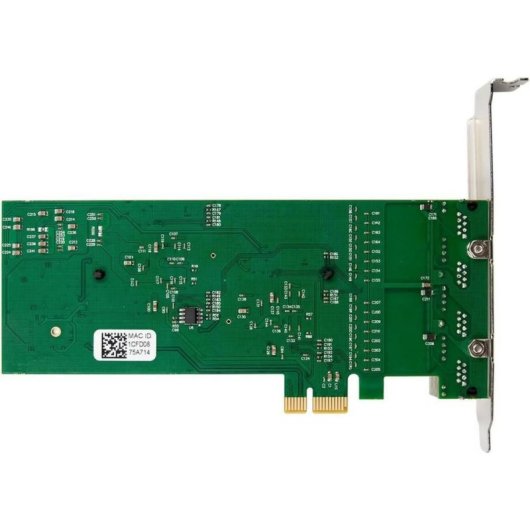 Netzwerkkarte MicroConnect MC-PCIEX1-82575-Q PCIe x1 4 Ports Gigabit Ethernet Schwarz