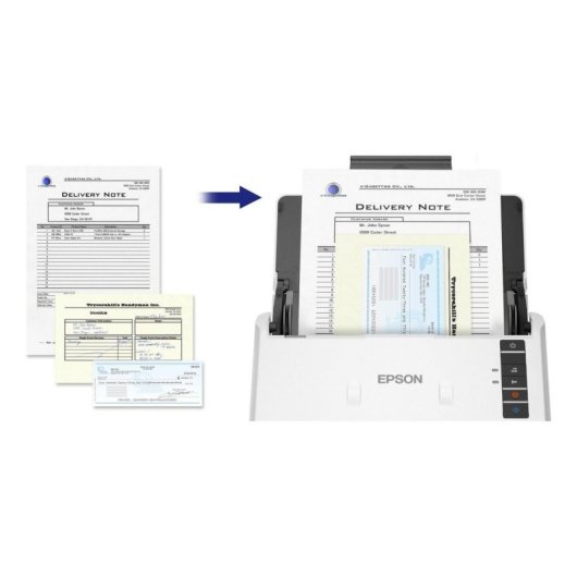 Escáner Epson WorkForce DS-530III ADF Dúplex 40 ppm 600 x 600 DPI