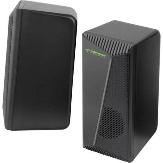 Haut-parleurs Esperanza PC USB 6W avec LED RGB et contrôle du volume