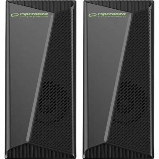 Haut-parleurs Esperanza PC USB 6W avec LED RGB et contrôle du volume