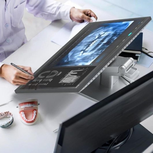 Monitor Alogic Clarity Fold Touch 27" UltraHD 4K 60Hz IPS Tátil HDR400 Altura Ajustável