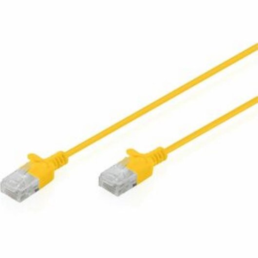 Cable Réseau Digitus CAT6 U/UTP Slim 0,5m Jaune