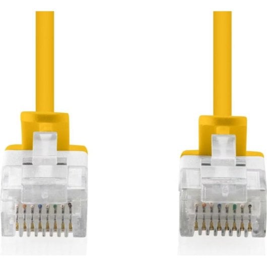 Cable Réseau Digitus CAT6 U/UTP Slim 0,5m Jaune