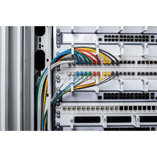 Cavo di Rete Digitus CAT6 U/UTP Slim 0.30m Nero 10 Unità