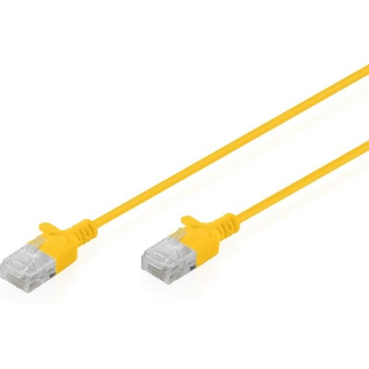 Cable de Red Digitus CAT6 U/UTP Slim Patch 2m Amarillo