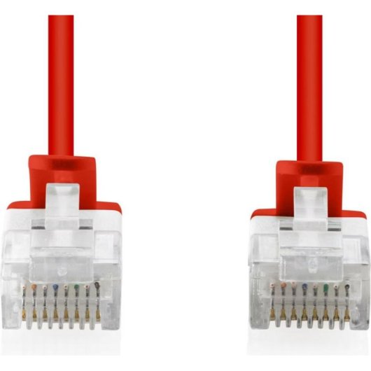 Cable de Red Digitus CAT6 U/UTP Slim 10x0.3m Rojo