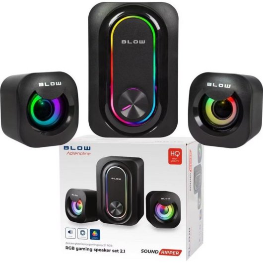 Lautsprecher Blow Gaming 2.1 USB 3W mit Subwoofer und 0,9 m Kabel