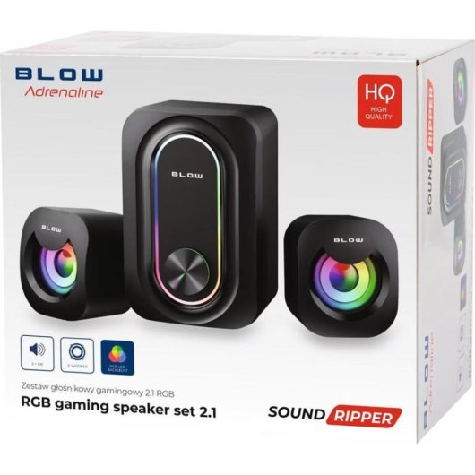 Lautsprecher Blow Gaming 2.1 USB 3W mit Subwoofer und 0,9 m Kabel