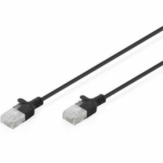 Câble Réseau Digitus CAT6 U/UTP Slim 3m Noir 10 Unités