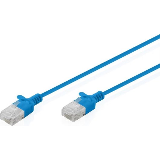 Câble Réseau Digitus CAT6 U/UTP Slim Patch 2m Bleu