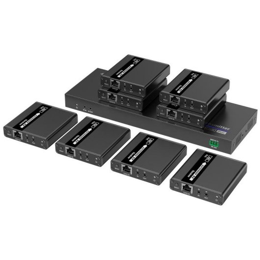 Extensor AV Techly IDATA EX-HL81TYP 4K 70m Transmisor Receptor HDMI